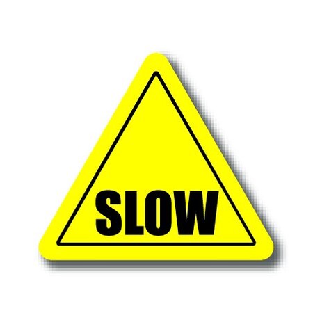 Ergomat 16in TRIANGLE SIGNS - SLOW DSV-SIGN 256 #1410 -UEN